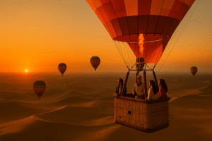 Exotic Sunrise With Balloon Flights