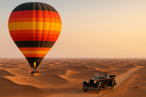 Balloon Flights With Vintage Car Ride
