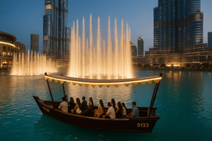 Dubai Fountain Show and Lake Ride
