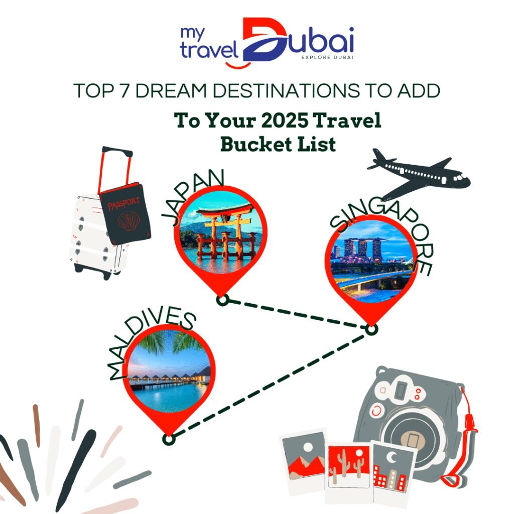 Top 7 Dream Destinations to Add to Your 2025 Travel Bucket List